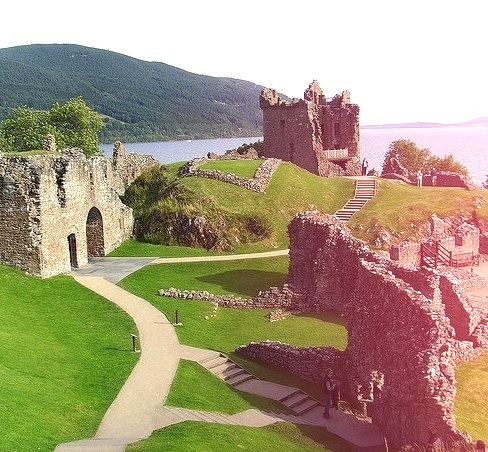 by 3B_Graphix on Flickr.Urquhart Castle was in its day one of the largest strongholds of medieval Scotland, splendidly situated on a headland overlooking Loch Ness. It is also near this castle that...