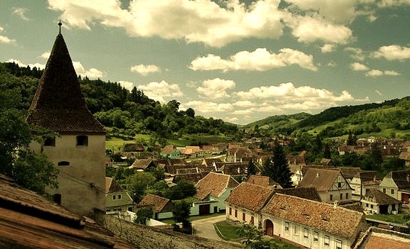 by 9foto on Flickr.View from the fortified church of Biertan, Transylvania, Romania.