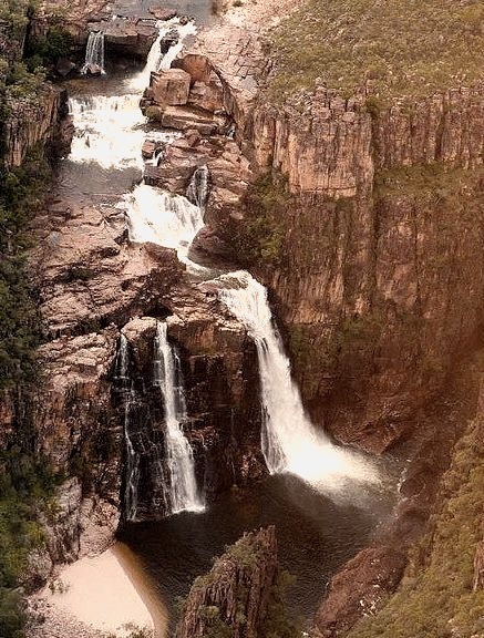 by jonclark2000 on Flickr.Twin Falls from the scenic flight over Kakadu National Park, Australia.