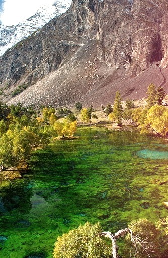 Beautiful lakes of Naltar Valley in Gilgit-Baltistan, Pakistan