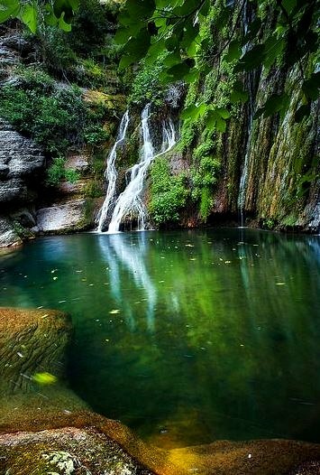 Waterfall in Parco Nazionale della Majella, Abruzzo, Italy
