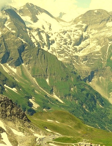 Spectacular views on the Grossglocker High Alpine Road, Austria