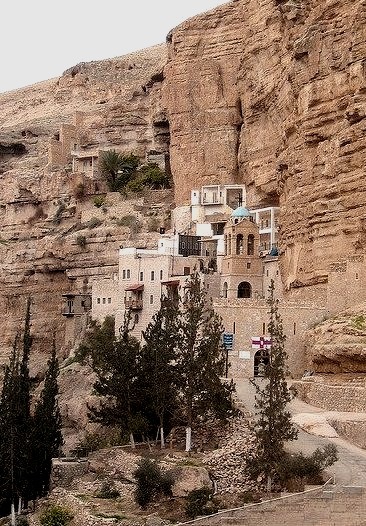 St. George Monastery in Wadi Qelt Valley, Palestine