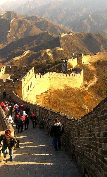 The Great Wall at Badaling, north of Beijing, China